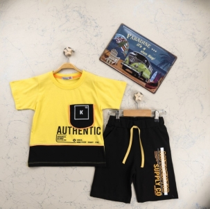 5-8 YAŞ ERKEK AUTHENTIC SINCE NINE TEEN ŞORTLU TAKIM