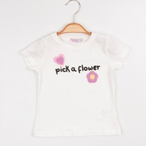 1-4 Yaş Kız Pick A Flower Badi