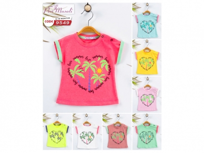 BADİ06-18 AYLIK KIZ LOVE SUMMER PALMİYELİ BADİ