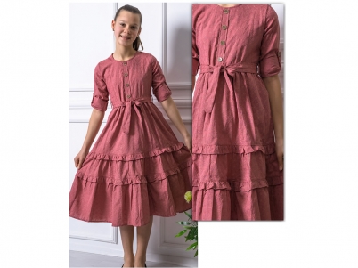 11-15 YAŞ KIZ DANTELLİ ELBİSE