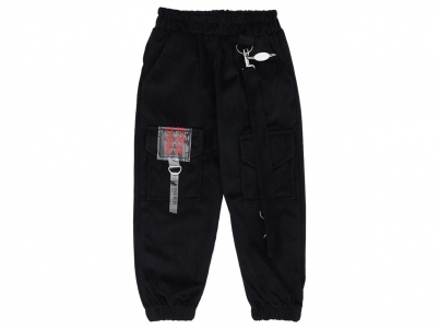 9-10-11-12 GAGNER ŞEFFAF AKSESUARLI KADİFE PANTOLON 