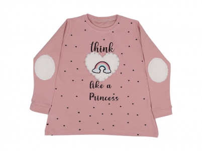 1-5 YAŞ  LİKE A PRİNCESS PELUŞ KALPLİ BADİ (5'LI)