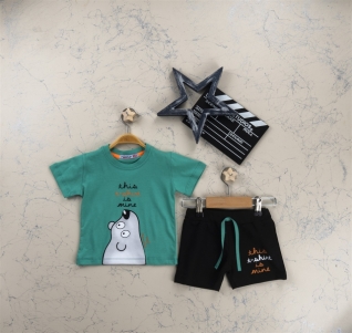 6-18 AY ERKEK THİS T-SHİRT İS MİNE ŞORTLU TAKIM