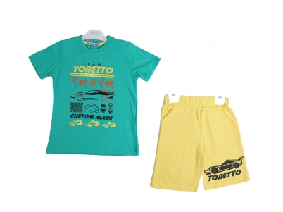5-8 YAŞ ERKEK TEAM TORETTO ARABALI ŞORTLU TAKIM