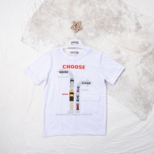 Erkek Choose Araba Baskılı 5-8 Yaş Tişört