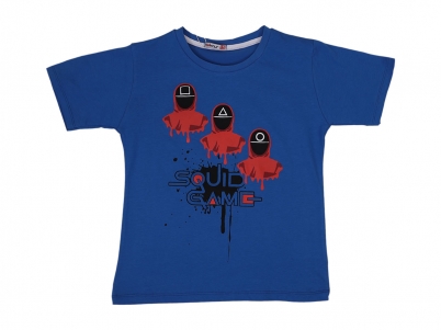9-12 YAŞ ERKEK SOUID GAME YÜZLÜ TİŞÖRT
