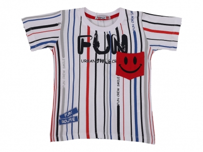 1-4 YAŞ ERKEK NYC GÜLEN YÜZ TİŞÖRT