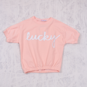 Kız Lucky Baskılı 5-8 Yaş Badi