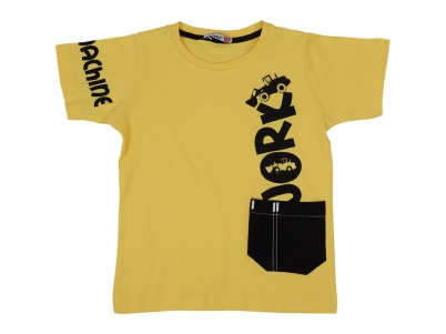 5-8 YAŞ ERKEK CEPLİ WORK TİŞÖRT