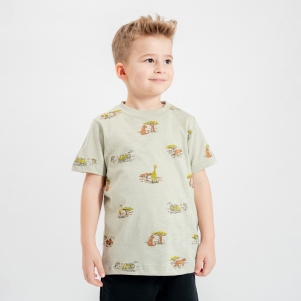 5-8 Yaş Erk Safari Yazılı Tshirt