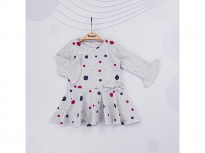 KIZ 6-24 AY PUANLI ELBİSE