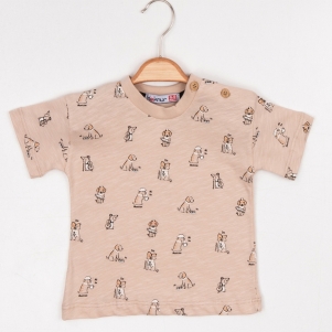 06-18 Ay Erkek Köpekli Cepli Tshirt