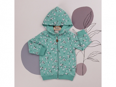 KIZ 3-6 YAŞ SOFT ÇİÇEK HIRKA