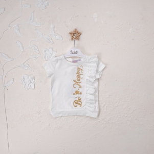 Kız Be Happy Baskılı 1-4 Yaş Badi