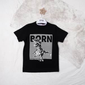 Erkek Born Baskılı 5-8 Yaş Tişört