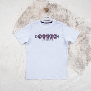 Erkek Route Is Creating Baskılı 9-12 Yaş Tişört