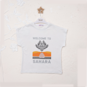 Kız Welcome To Sahara Baskılı 5-8 Yaş Badi