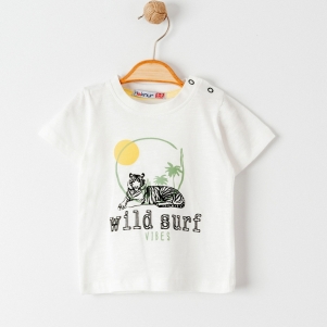 6-18 Ay Erkek Kaplan Tshirt